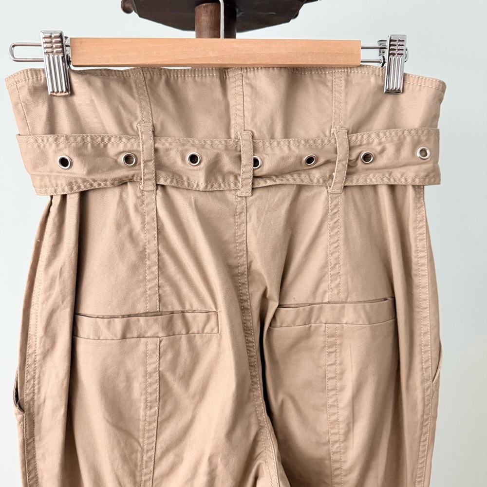 ✨ Marissa Webb Gia Pant Sandshell High Waist Paperbag Utility Pant Size 6 ✨ - Picture 5 of 12